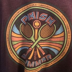 vintage Phish summer tour shirt 2015